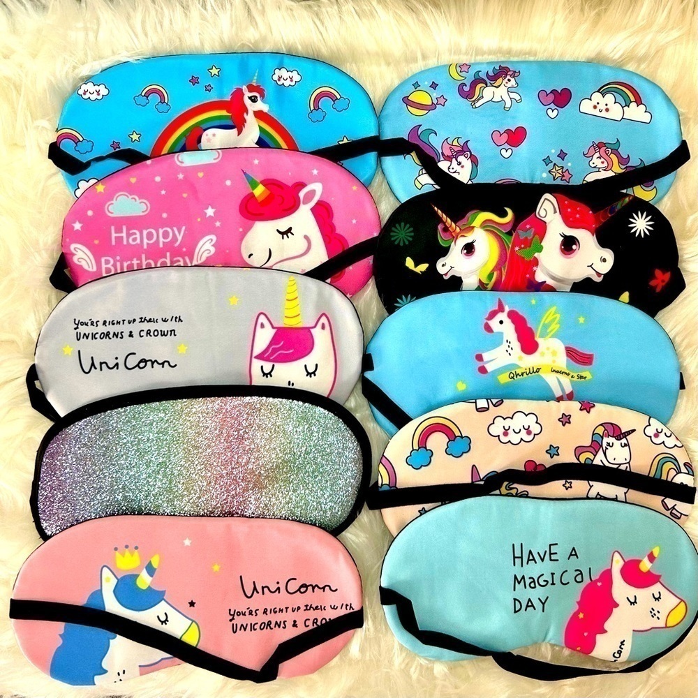 🦄 10 Pc. Sleep Masks Kids